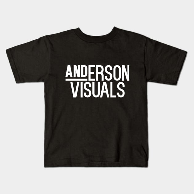 Anderson Visuals Logo Kids T-Shirt by colejamesand